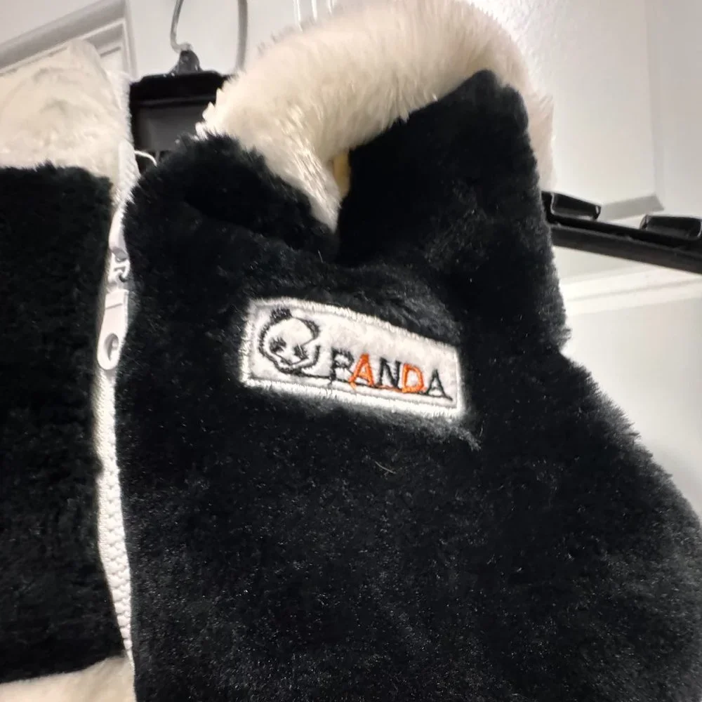 Panda sleevelees vest hoodie